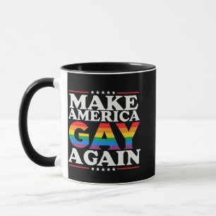 Maak Amerika weer homo LHBT Pride Month Mok