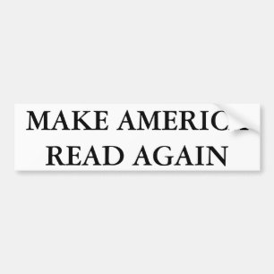 Maak Amerika Weer Lezend Bumpersticker