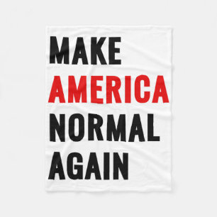 Maak Amerika weer normaal Fleece Deken