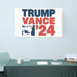 Maak Amerika weer veilig Trump Vance 2024 MAGA Spandoek