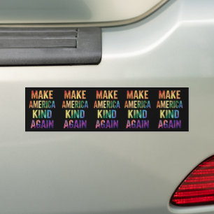 Maak Amerika weer vriendelijk regenboog LGBTQ homo Bumpersticker