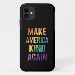 Maak Amerika weer vriendelijk regenboog LGBTQ Homo iPhone 11 Hoesje