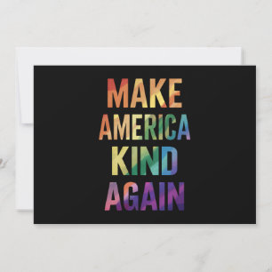 Maak Amerika weer vriendelijk regenboog LGBTQ Homo Kaart