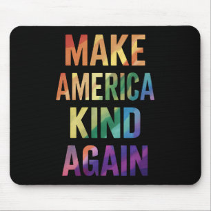 Maak Amerika weer vriendelijk regenboog LGBTQ Homo Muismat