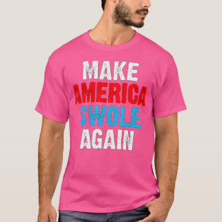 Maak Amerika Zwolle opnieuw grappig gewichtheffen T-shirt