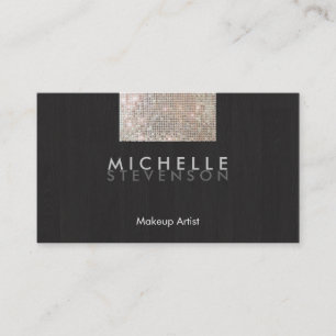 Maak artistieke moderne, stijlvolle FAUX-reeks zwa Visitekaartje