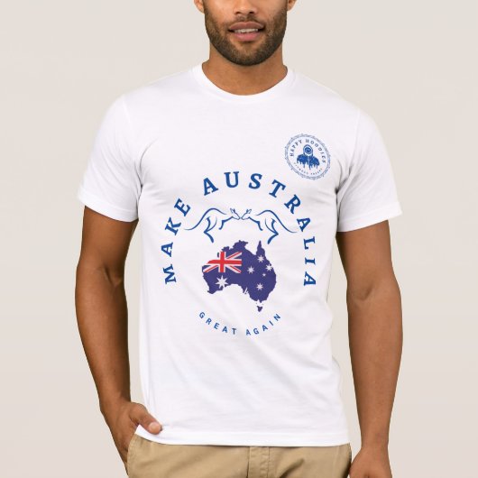 Maak Australië weer geweldig T-shirt (Voorkant)