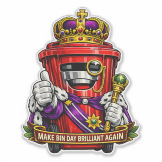 Maak Bakdag Briljant Weer - Waterdichte Sticker