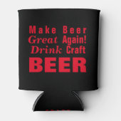 Maak Beer weer geweldig! Blikjeskoeler (Voorkant)