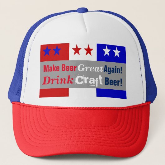 Maak Bier weer geweldig — 3 Trucker Pet (Voorkant)