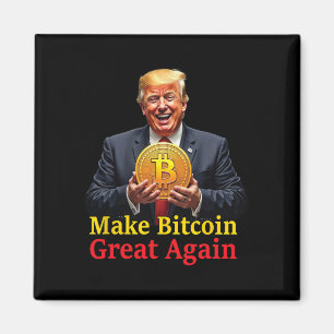 Maak Bitcoin weer geweldig Trump Bitcoin Crypto Fu Magneet