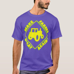Maak boeren weer groot Shirt-retro landbouw T-shirt