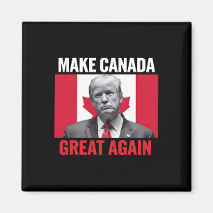 Maak Canada weer groot Grappig Trump Canadese vlag Magneet