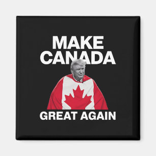 Maak Canada weer groot Grappig Trump Canadese vlag Magneet