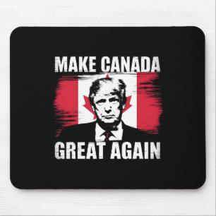 Maak Canada weer groot Grappig Trump Canadese vlag Muismat