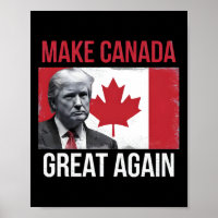 Maak Canada weer groot Grappig Trump Canadese vlag