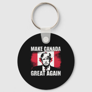Maak Canada weer groot Grappig Trump Canadese vlag Sleutelhanger