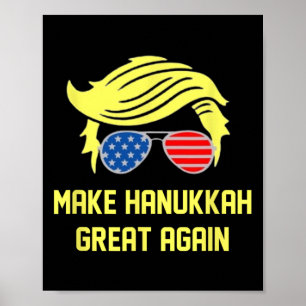 Maak Chanoeka weer geweldig Trump 47 Chanoeka Mira Poster