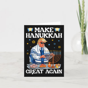 Maak Chanoeka weer geweldig Trump Joodse lelijke C Kaart
