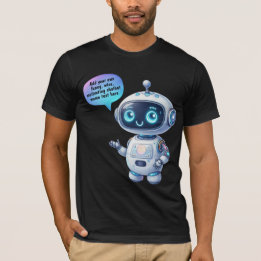 Maak Chatbot-memes met malle cartoon-sjablonen T-shirt