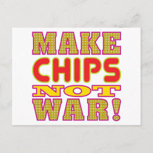 Maak chips briefkaart