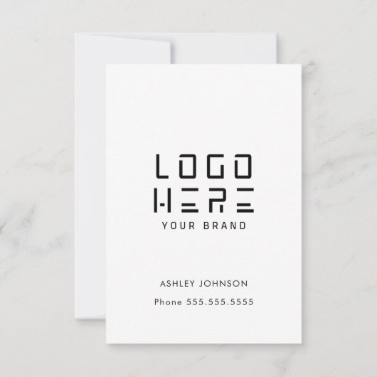 Maak contact met ons Facebook TikTok QR-code Kaart (Achterkant)