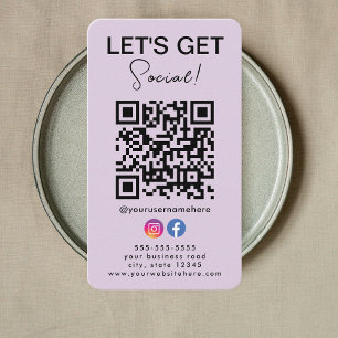 Maak contact met ons Instagram Facebook Logo Qr Co Visitekaartje