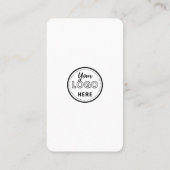 Maak contact met ons Qr Code Professional White Visitekaartje (Achterkant)