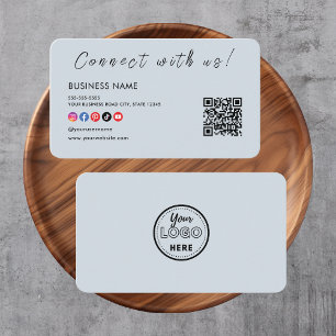 Maak contact met ons Qr Code Social Media Soft Nav Visitekaartje