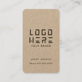 Maak contact met ons Social Media QR Code Modern R Visitekaartje (Achterkant)