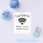 Maak contact met ons Wifi Flyer (Enkel)