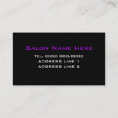 Maak Cosmetische Visitekaartjes omhoog (Achterkant)