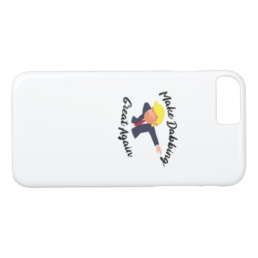 Maak dabbing weer geweldig design klassiek Case-Mate iPhone case (Achterkant (Horizontaal))