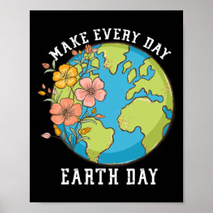 Maak Dagelijkse Aarde Dag Poster