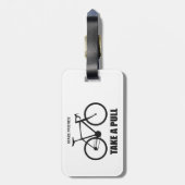 Maak dat vrienden een volledige fiets maken bagagelabel (Achterkant verticaal)