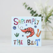 Maak de beste vorm bedankkaart (Staand voorkant)