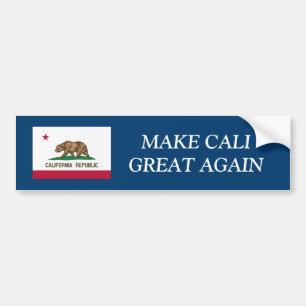 MAAK DE CALIFORNIA OPNIEUW GREAT IN grappige bumpe Bumpersticker