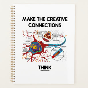 Maak de creatieve verbindingen denken neonsynaps planner