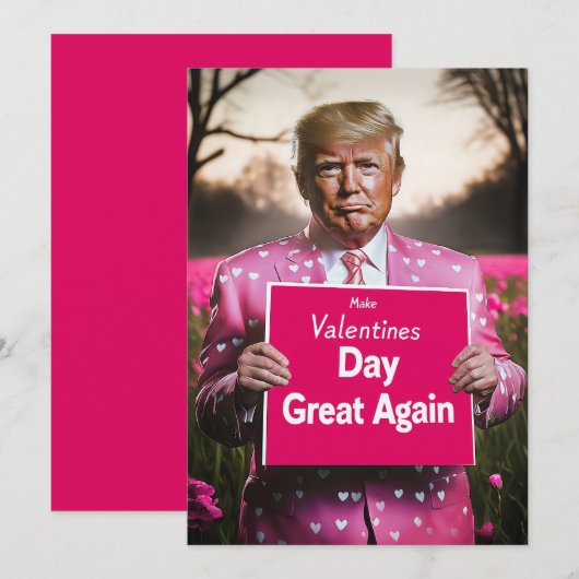 Maak de dag van Valentijn weer geweldig Kaart (Voorkant / Achterkant)