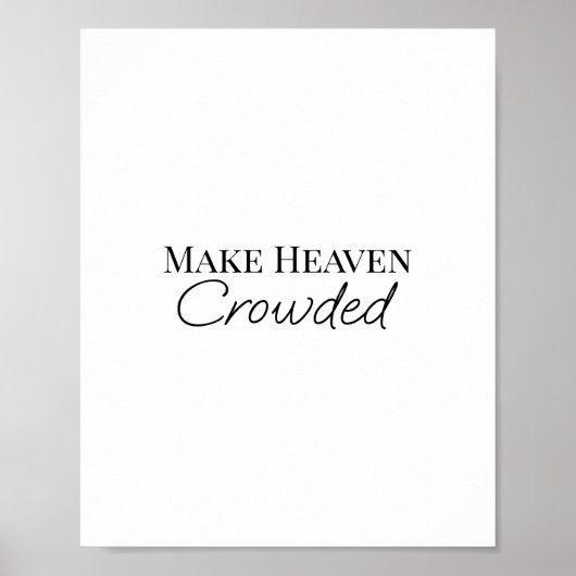 Maak de hemel vol poster (Voorkant)