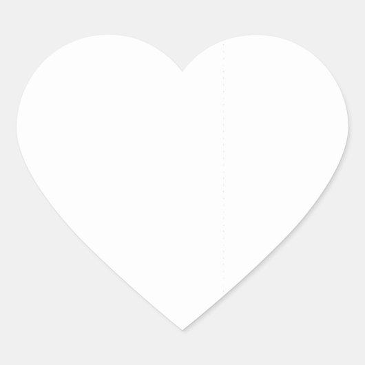 Maak de Jouwe Hart Sticker (Voorkant)
