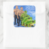 Maak de kikkers gay meme sticker - Satirisch (Tas)