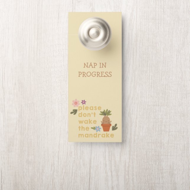 Maak de mandrake niet wakker (Op knop)