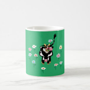 Maak de mijne op melk koffiemok