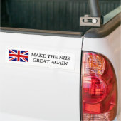 MAAK DE NHS GREAT NIEUW DE HELPSTOF VAN DE BEVESTI BUMPERSTICKER (Op Truck)