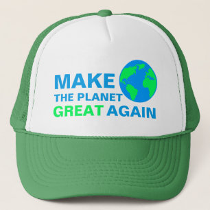 Maak de planeet weer geweldig trucker pet