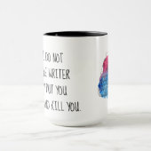 Maak de schrijver alstublieft geen kwaad mok (Midden)