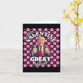 Maak de Valentijnsdag weer geweldig T Shirt Funny Kaart (Gele Bloem)