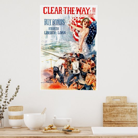 Maak de weg vrij! -Poster Poster (Keuken)