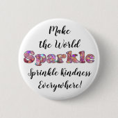 Maak de Wereld Sprinkle Button (Voorkant)